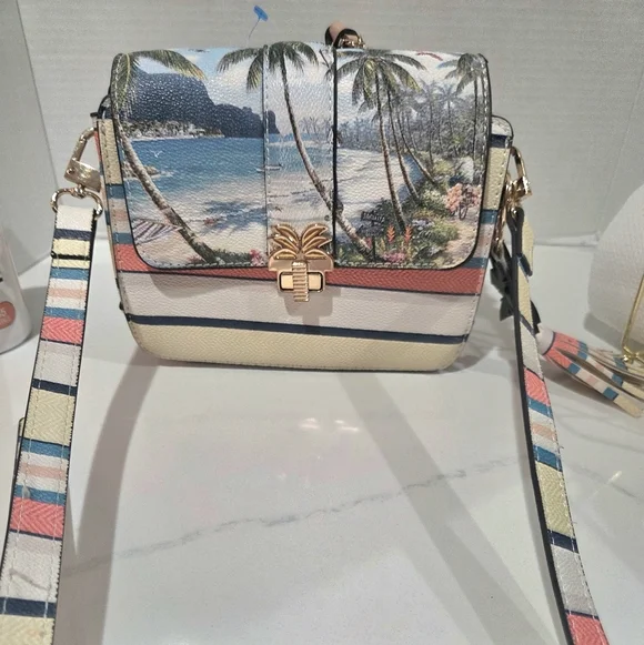 PARFOIS COCONUT CROSS BAG WOMEN'S DESERTCART GIBRALTOR NWOT. - Picture 11 of 16